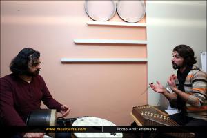 تمرین کنسرت پویا سرایی و پژملن خدادی - دی 1393