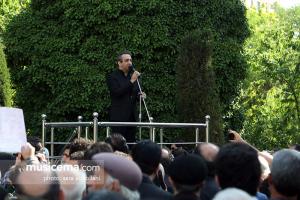 مراسم تشییع پیکر زنده یاد ناصر چشم آذر (16 اردیبهشت 1397)